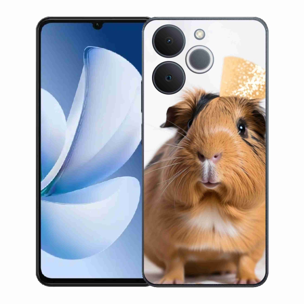 Gélový kryt mmCase na Realme Note 70T - hnedé morča