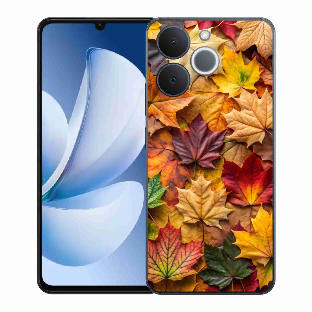 Gélový kryt mmCase na Realme Note 70T - javorové listy 2