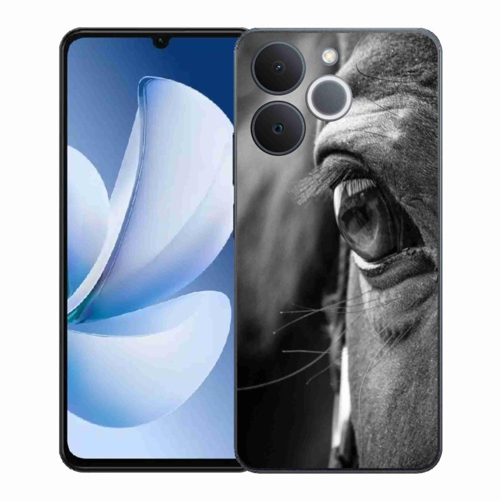 Gélový kryt mmCase na Realme Note 70T - konský pohľad