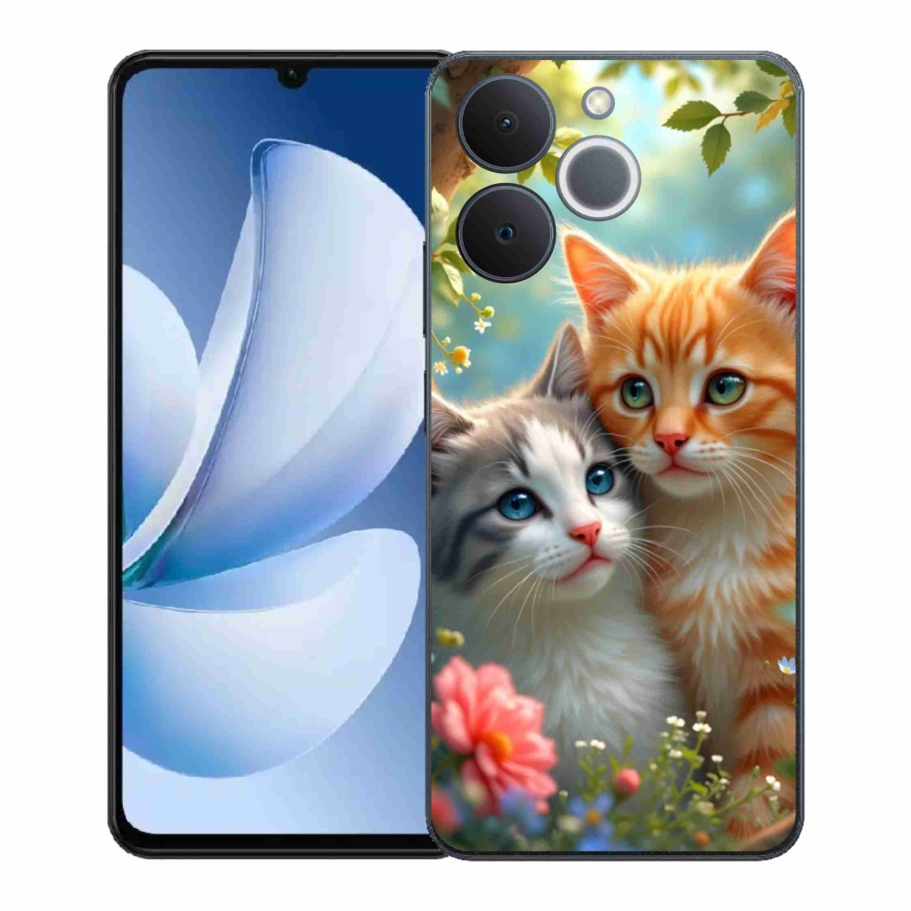 Gélový kryt mmCase na Realme Note 70T - mačacia láska 2
