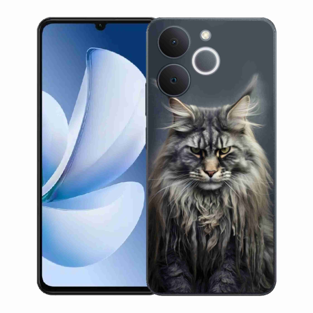 Gélový kryt mmCase na Realme Note 70T - mačacie pohľad 4