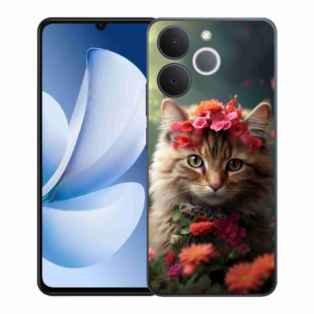 Gélový kryt mmCase na Realme Note 70T - mačacia princezná