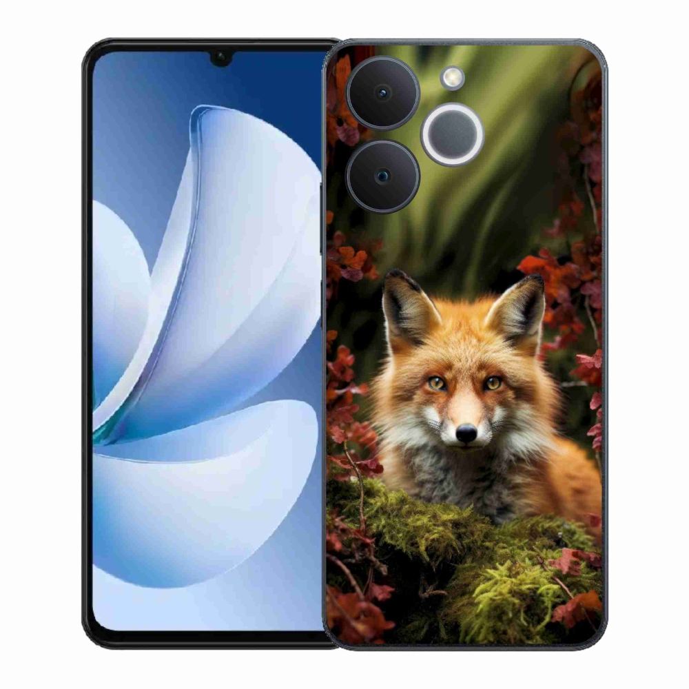 Gélový kryt mmCase na Realme Note 70T - líška v lese