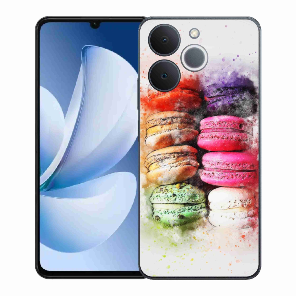 Gélový kryt mmCase na Realme Note 70T - makrónky