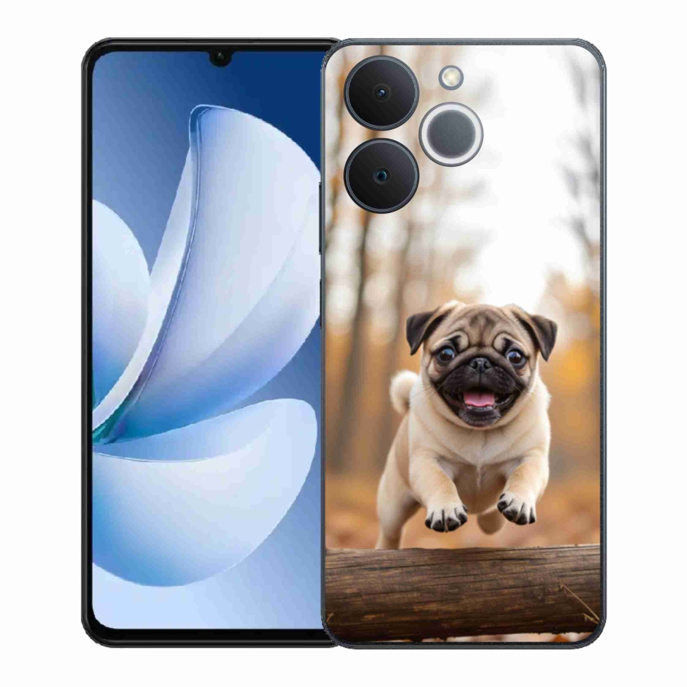 Gélový kryt mmCase na Realme Note 70T - mops 2