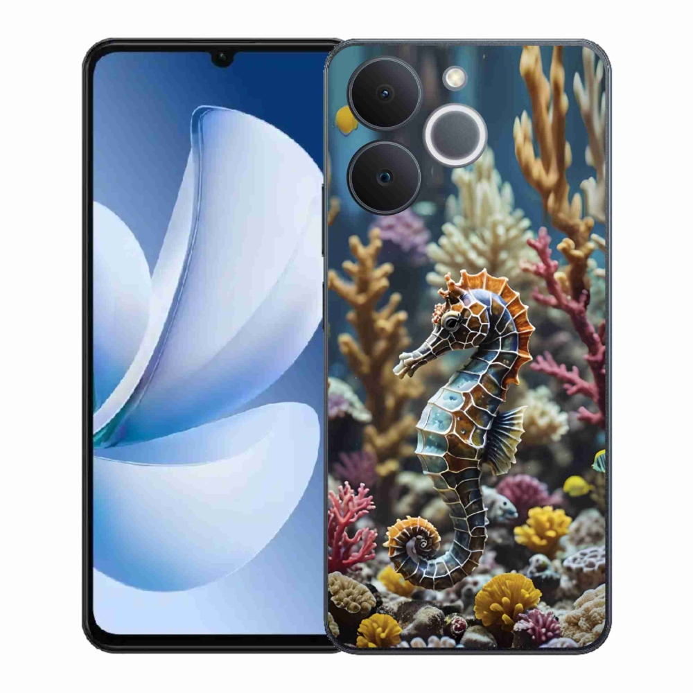 Gélový kryt mmCase na Realme Note 70T - morský koník 2