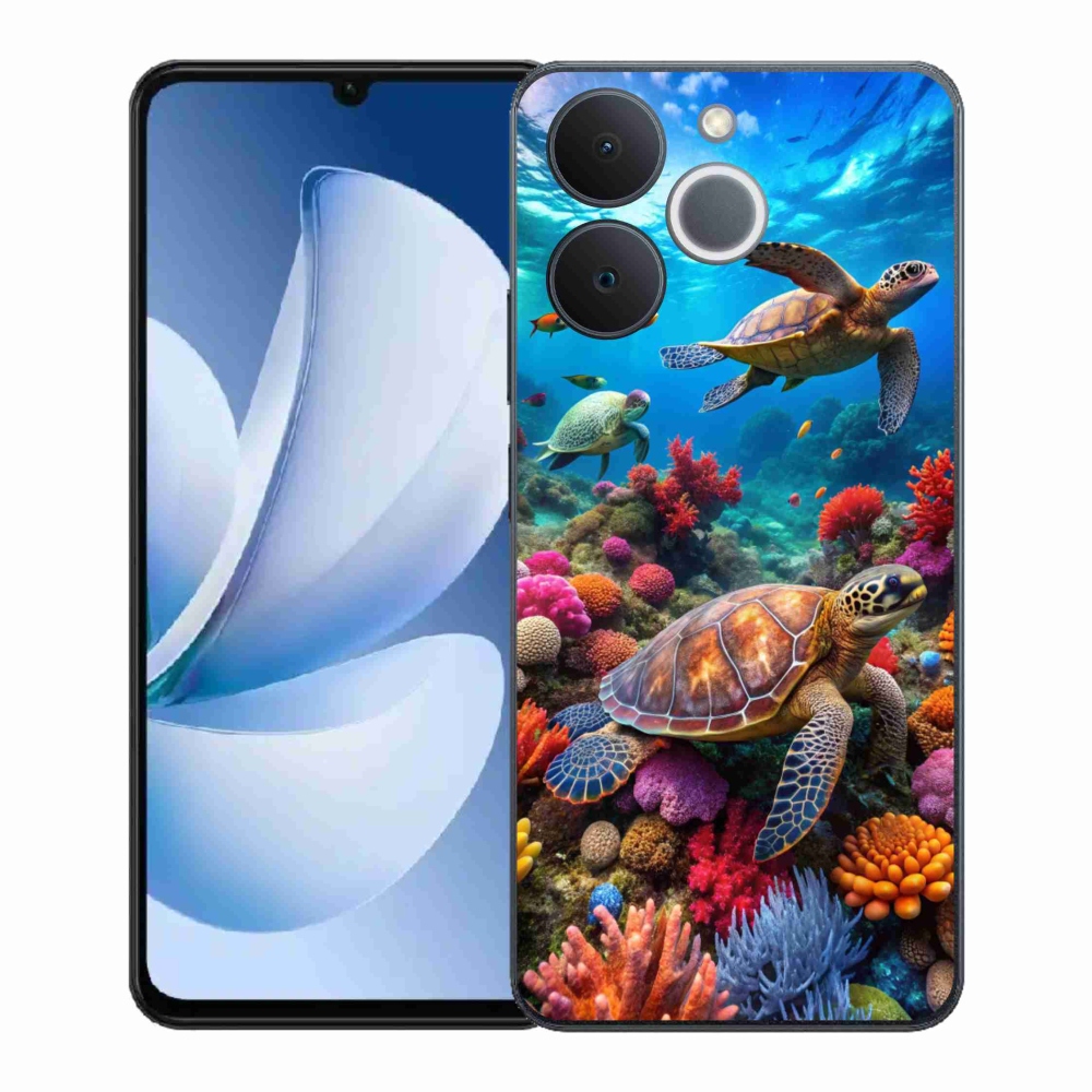 Gélový kryt mmCase na Realme Note 70T - morský svet 2