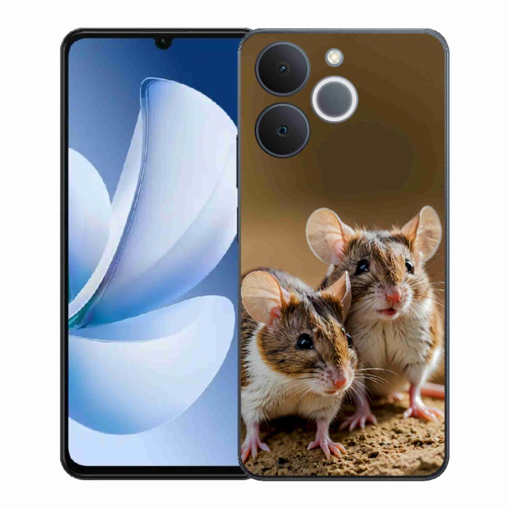 Gélový kryt mmCase na Realme Note 70T - myší duo