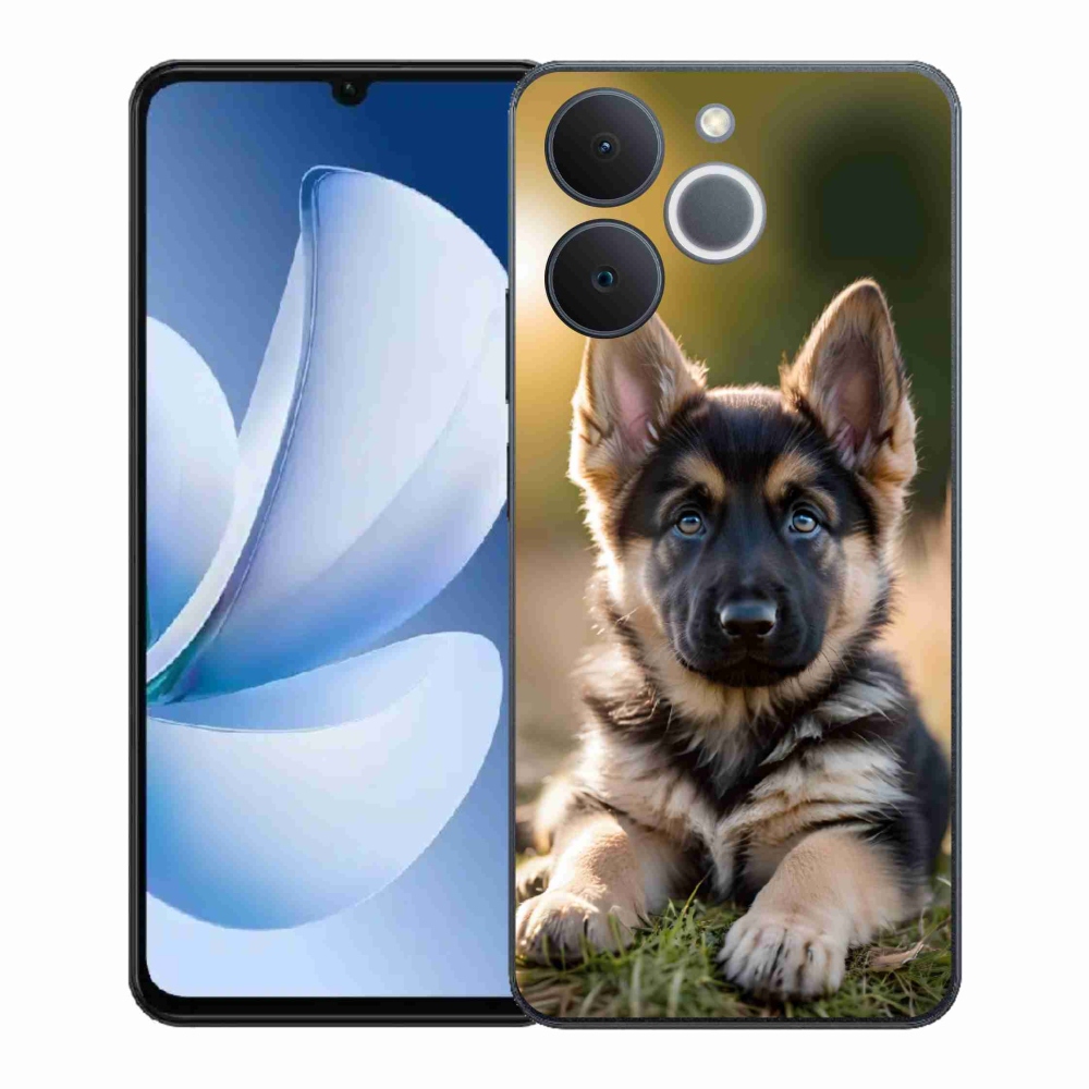 Gélový kryt mmCase na Realme Note 70T - nemecký ovčiak v prírode
