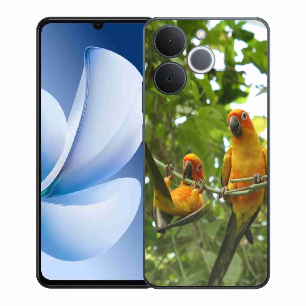 Gélový kryt mmCase na Realme Note 70T - papagáje aratingy