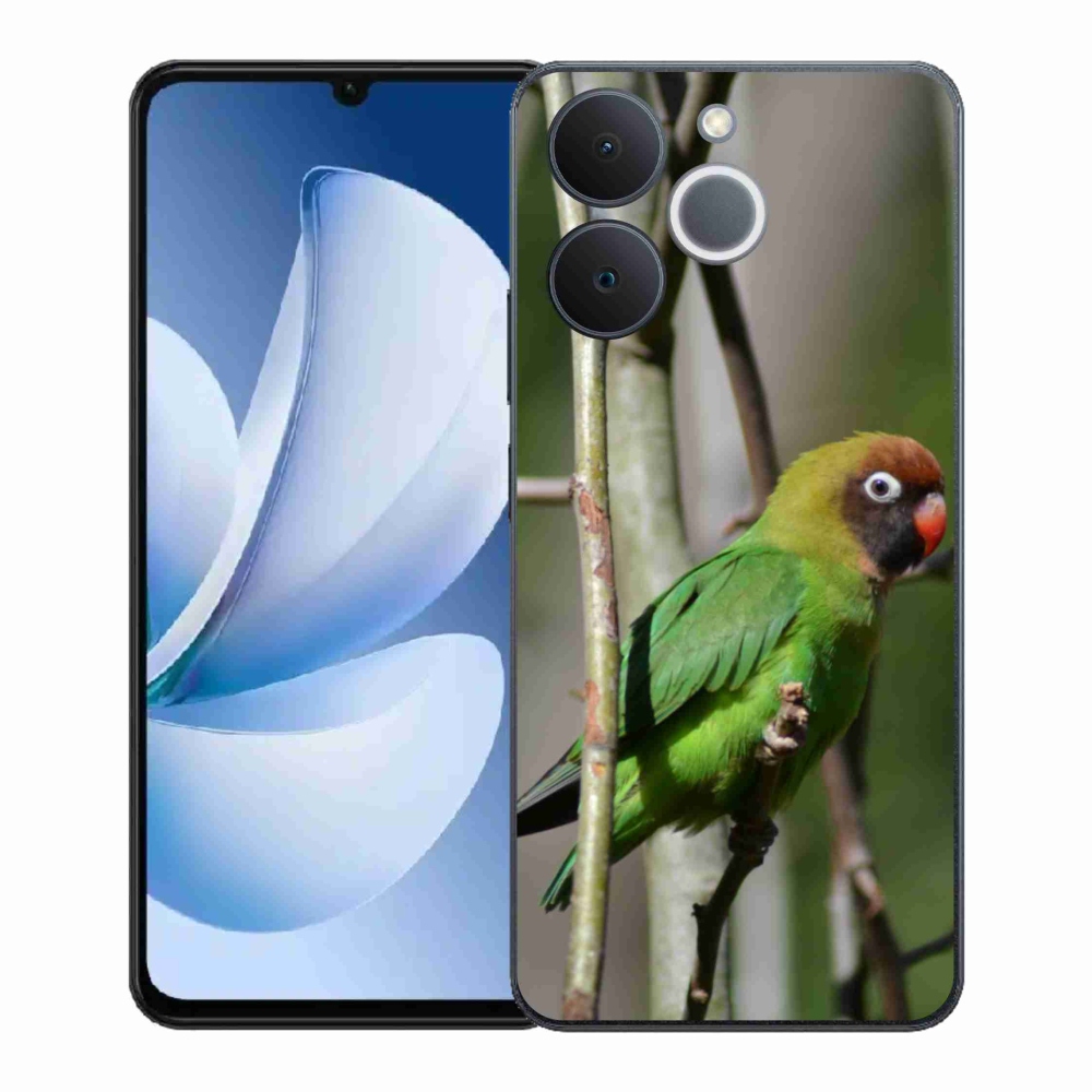 Gélový kryt mmCase na Realme Note 70T - papagáj agapornis