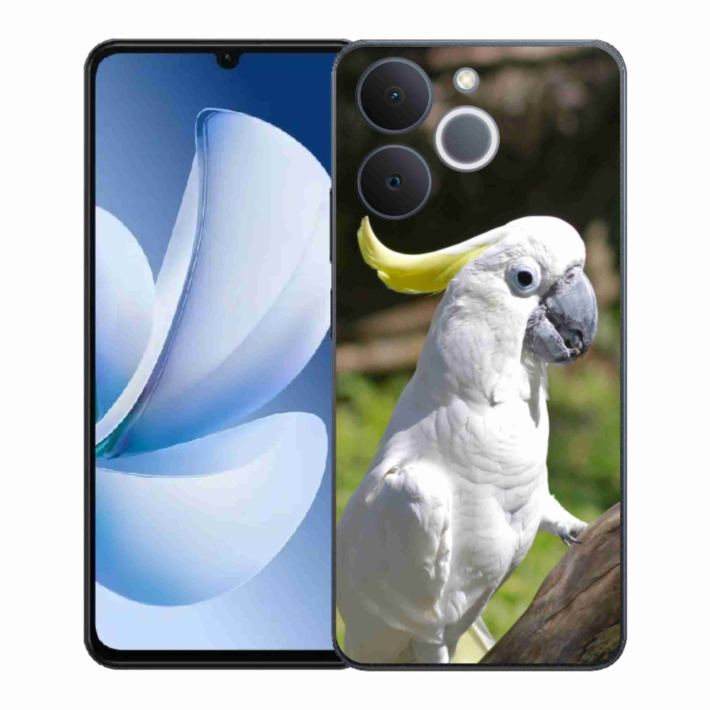 Gélový kryt mmCase na Realme Note 70T - papagáj kakadu 2