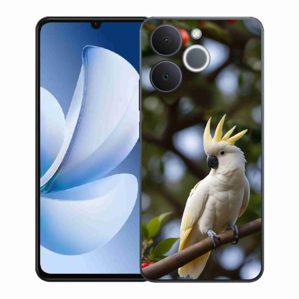 Gélový kryt mmCase na Realme Note 70T - papagáj kakadu 3