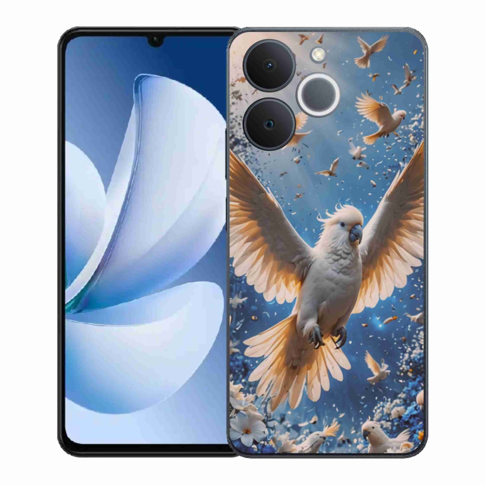 Gélový kryt mmCase na Realme Note 70T - papagáj kakadu