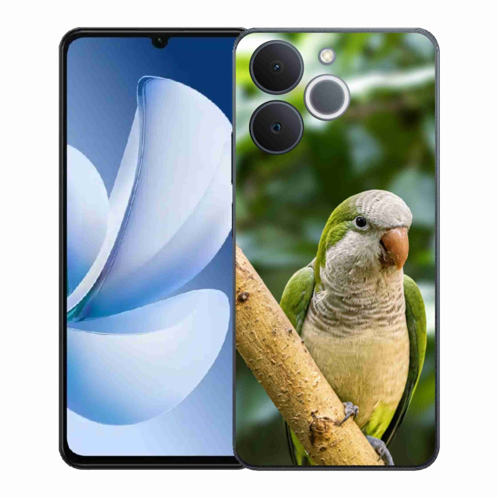 Gélový kryt mmCase na Realme Note 70T - papagáj mníšok