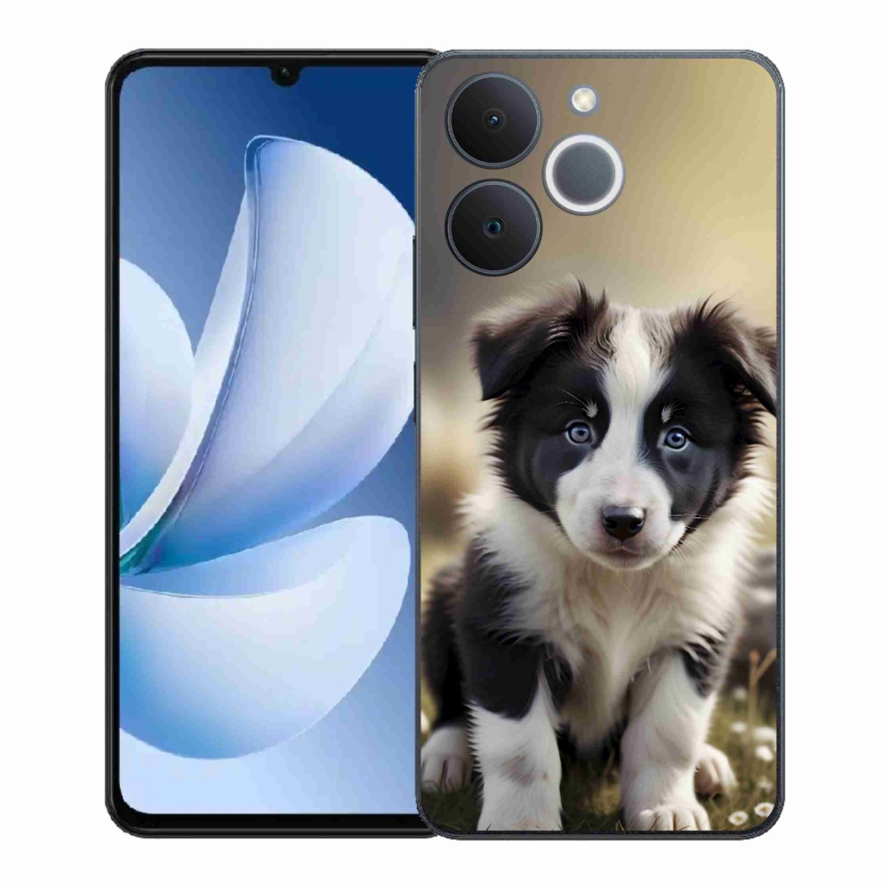 Gélový kryt mmCase na Realme Note 70T - roztomilá border kólia