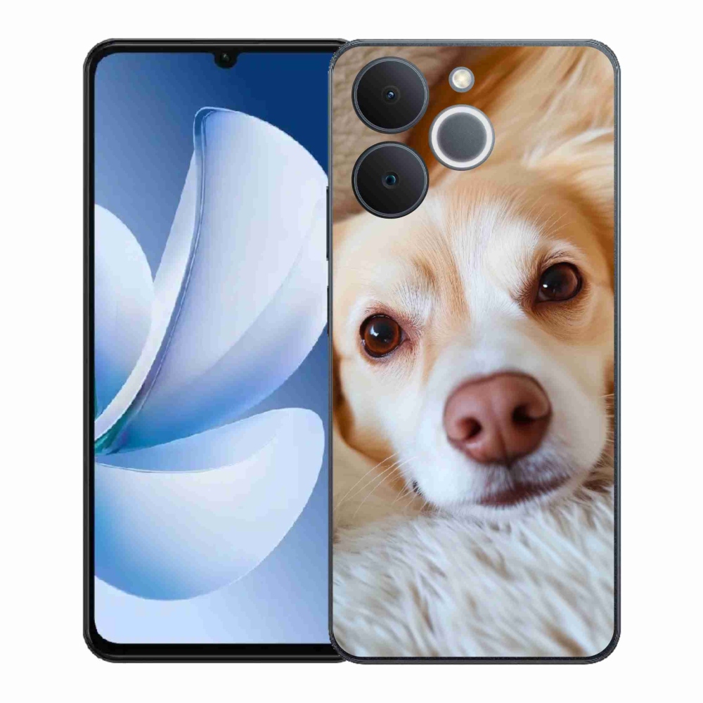 Gélový kryt mmCase na Realme Note 70T - Roztomilá čivava