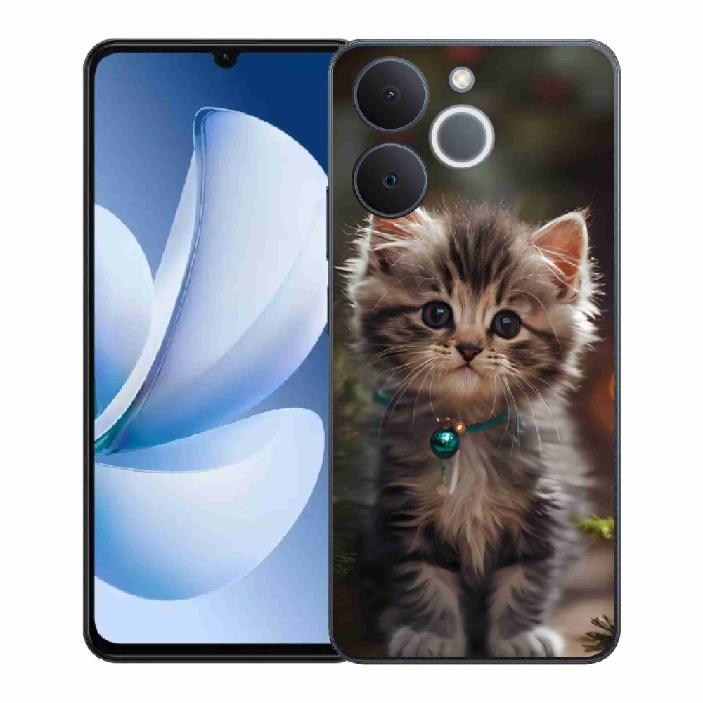 Gélový kryt mmCase na Realme Note 70T - roztomilé mačiatko 11