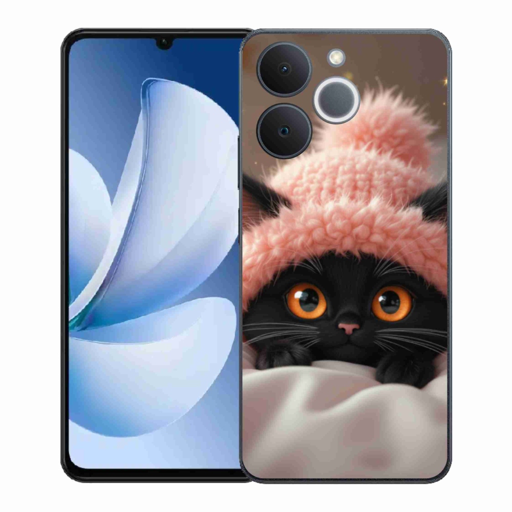 Gélový kryt mmCase na Realme Note 70T - roztomilé mačiatko 7