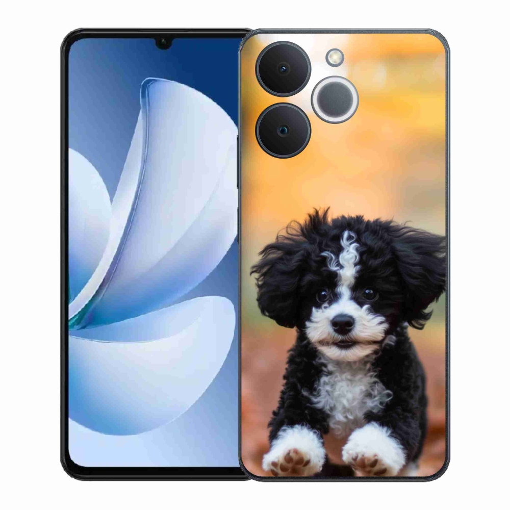 Gélový kryt mmCase na Realme Note 70T - roztomilé šteňa 2