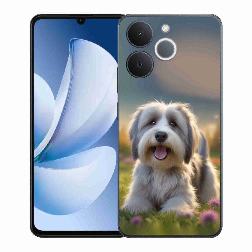 Gélový kryt mmCase na Realme Note 70T - roztomilý havanský psík