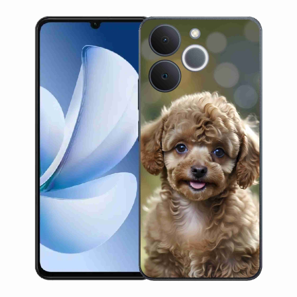 Gélový kryt mmCase na Realme Note 70T - roztomilý pudel