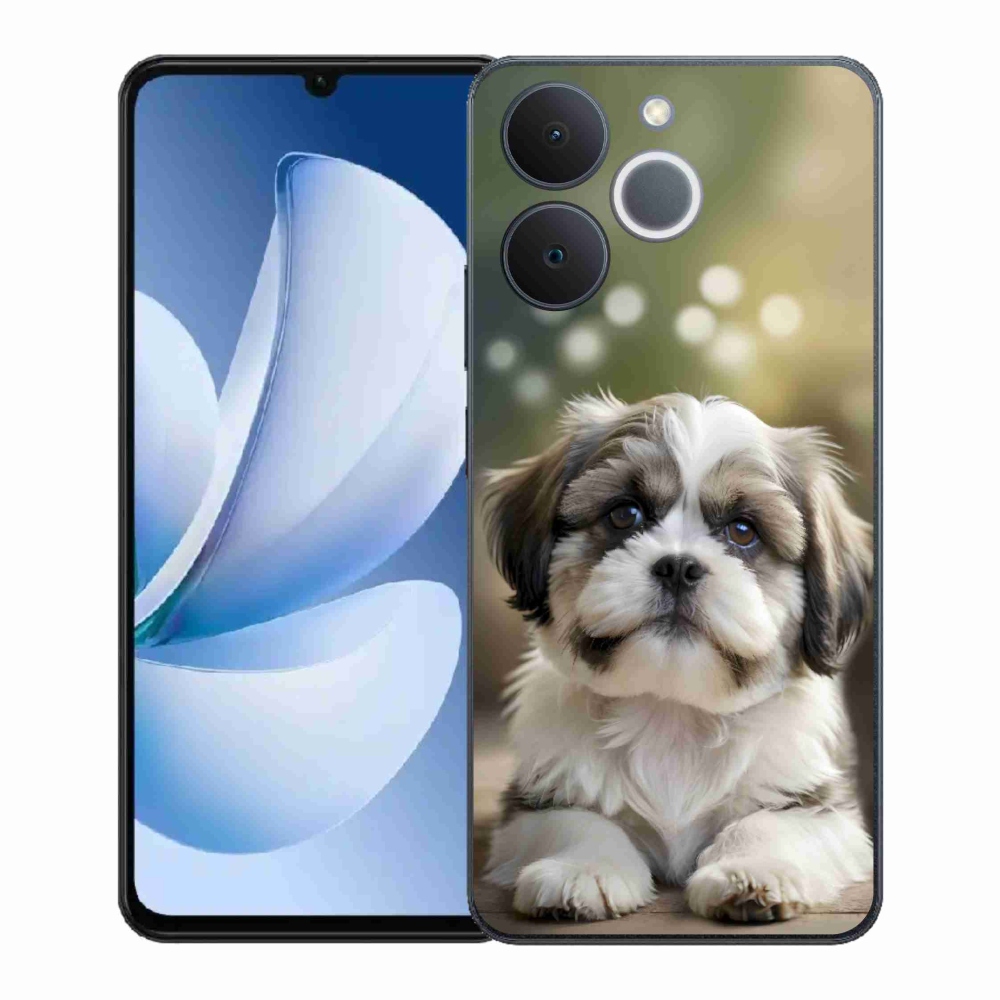Gélový kryt mmCase na Realme Note 70T - roztomilý shih-tzu