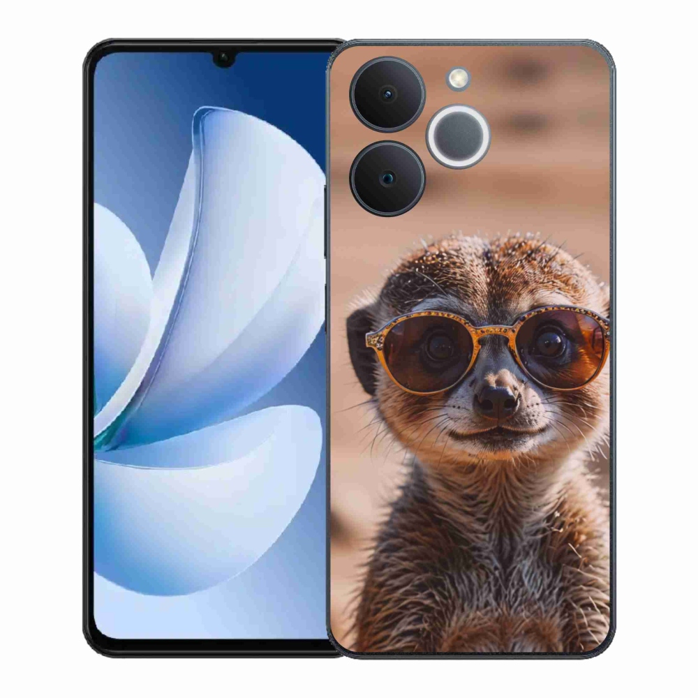 Gélový kryt mmCase na Realme Note 70T - štýlová surikata