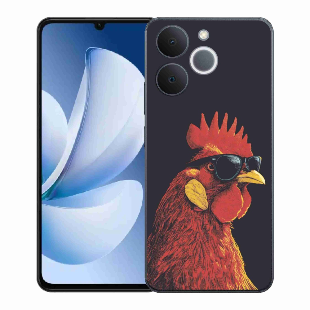 Gélový kryt mmCase na Realme Note 70T - štýlový kohút