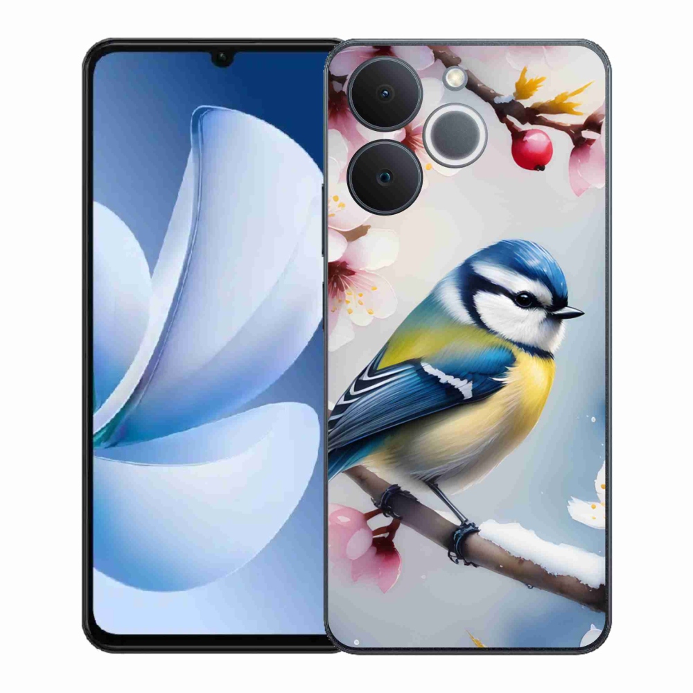 Gélový kryt mmCase na Realme Note 70T - sýkorka