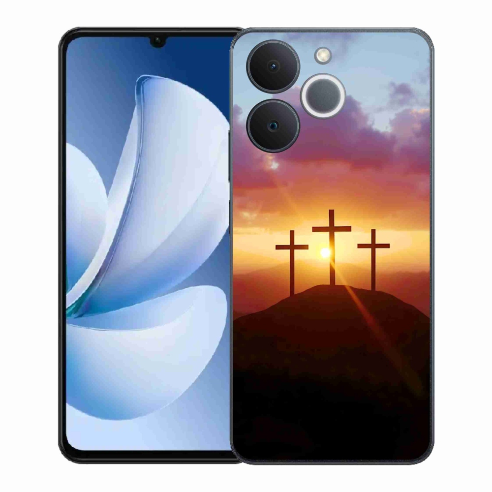 Gélový kryt mmCase na Realme Note 70T - tri kríža