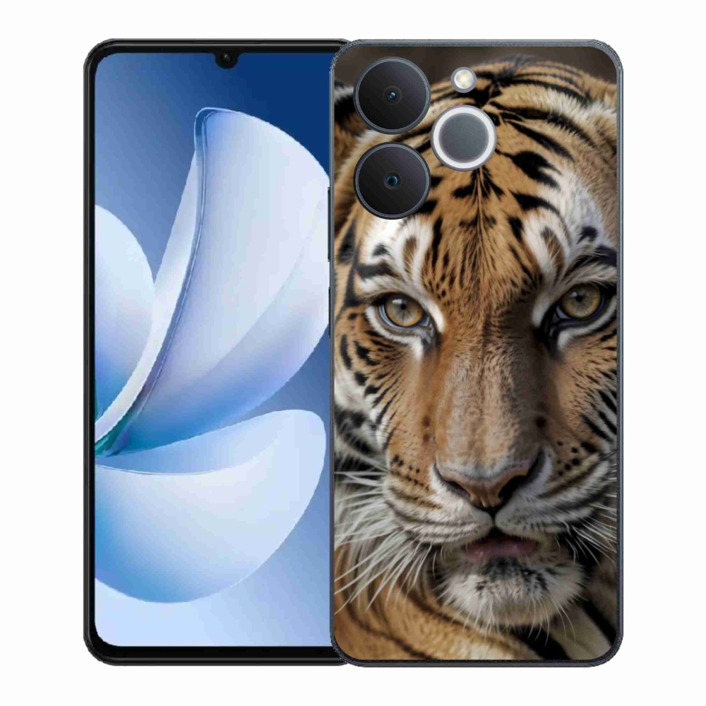 Gélový kryt mmCase na Realme Note 70T - tigrie pohľad