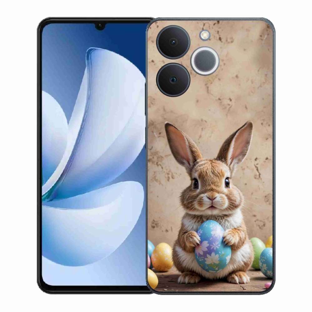 Gélový kryt mmCase na Realme Note 70T - veľkonočný zajačik