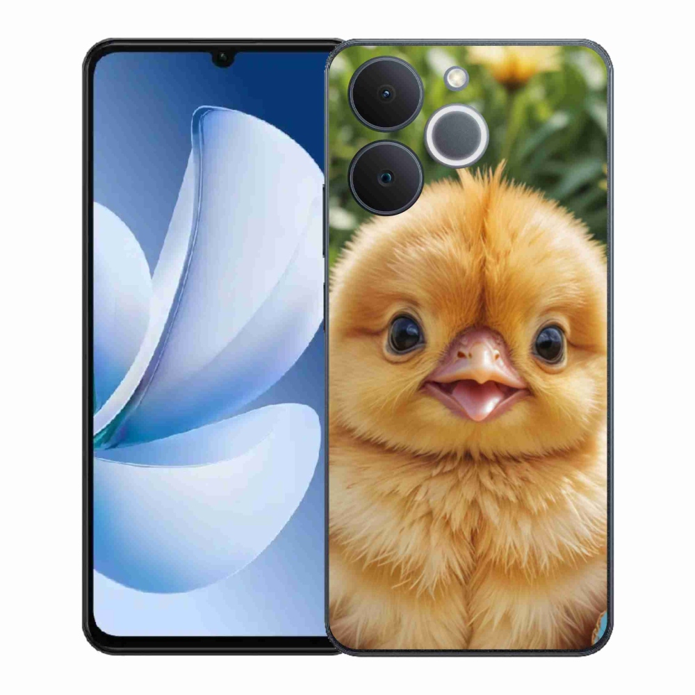 Gélový kryt mmCase na Realme Note 70T - veselé kuriatko