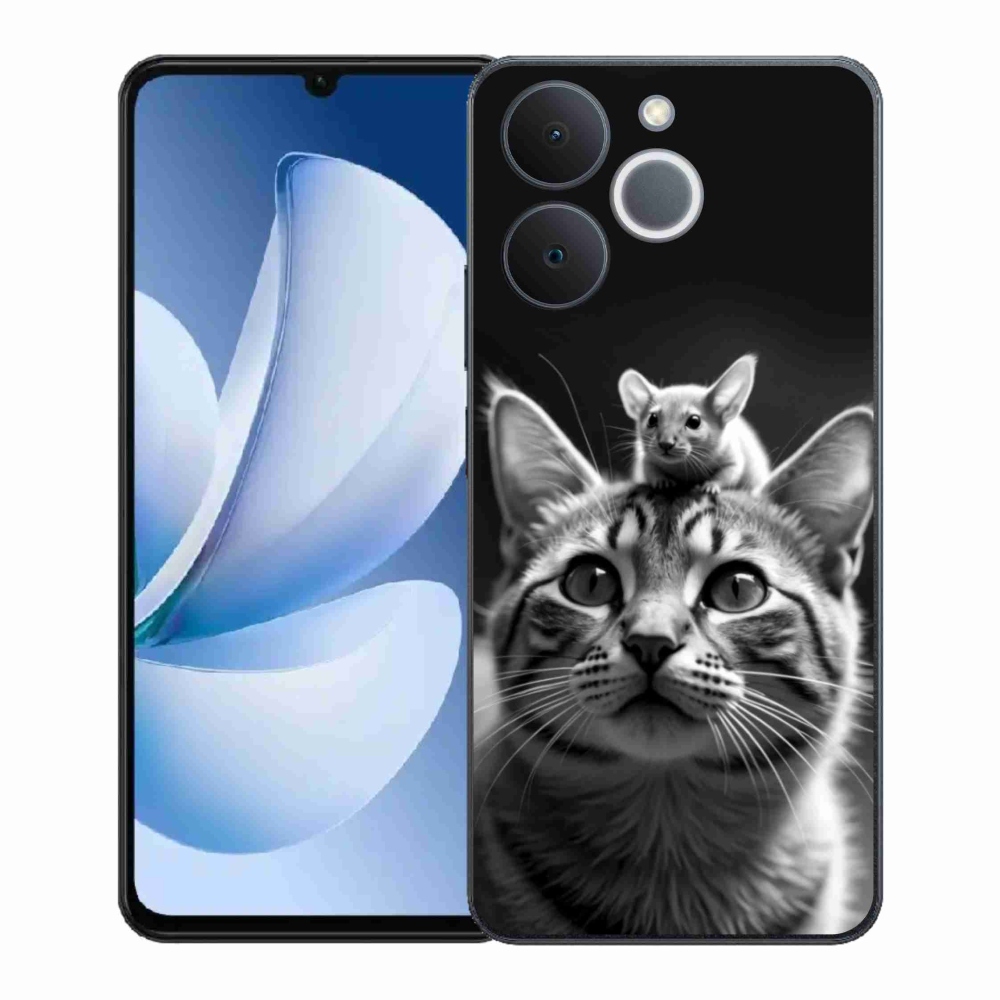 Gélový kryt mmCase na Realme Note 70T - zvieracie priateľstvo 2