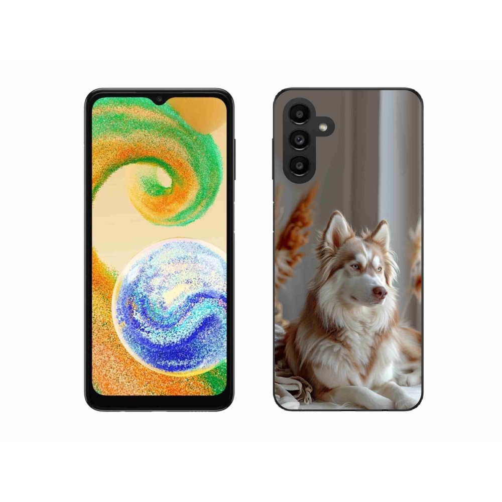Gélový kryt mmCase na Samsung Galaxy A04s (164,7 x76, 7x9, 1 mm) - pokojný sibírsky husky