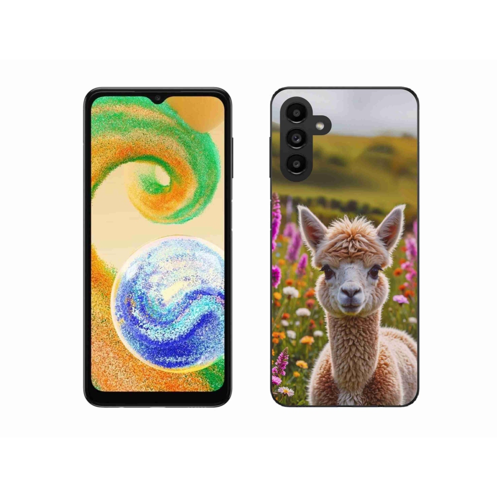 Gélový kryt mmCase na Samsung Galaxy A04s (164,7 x76, 7x9, 1 mm) - lama na lúke