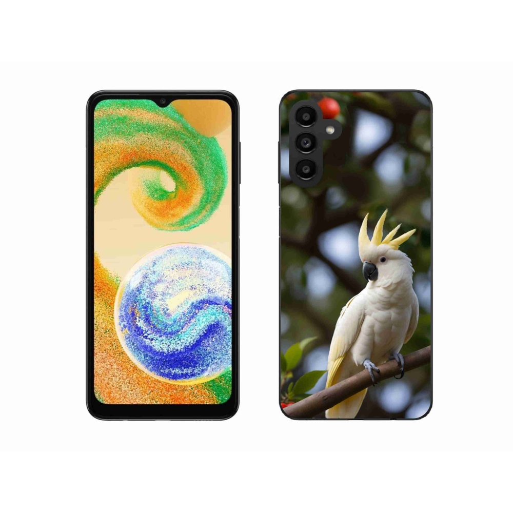 Gélový kryt mmCase na Samsung Galaxy A04s (164,7x76,7x9,1 mm) - papagáj kakadu 3