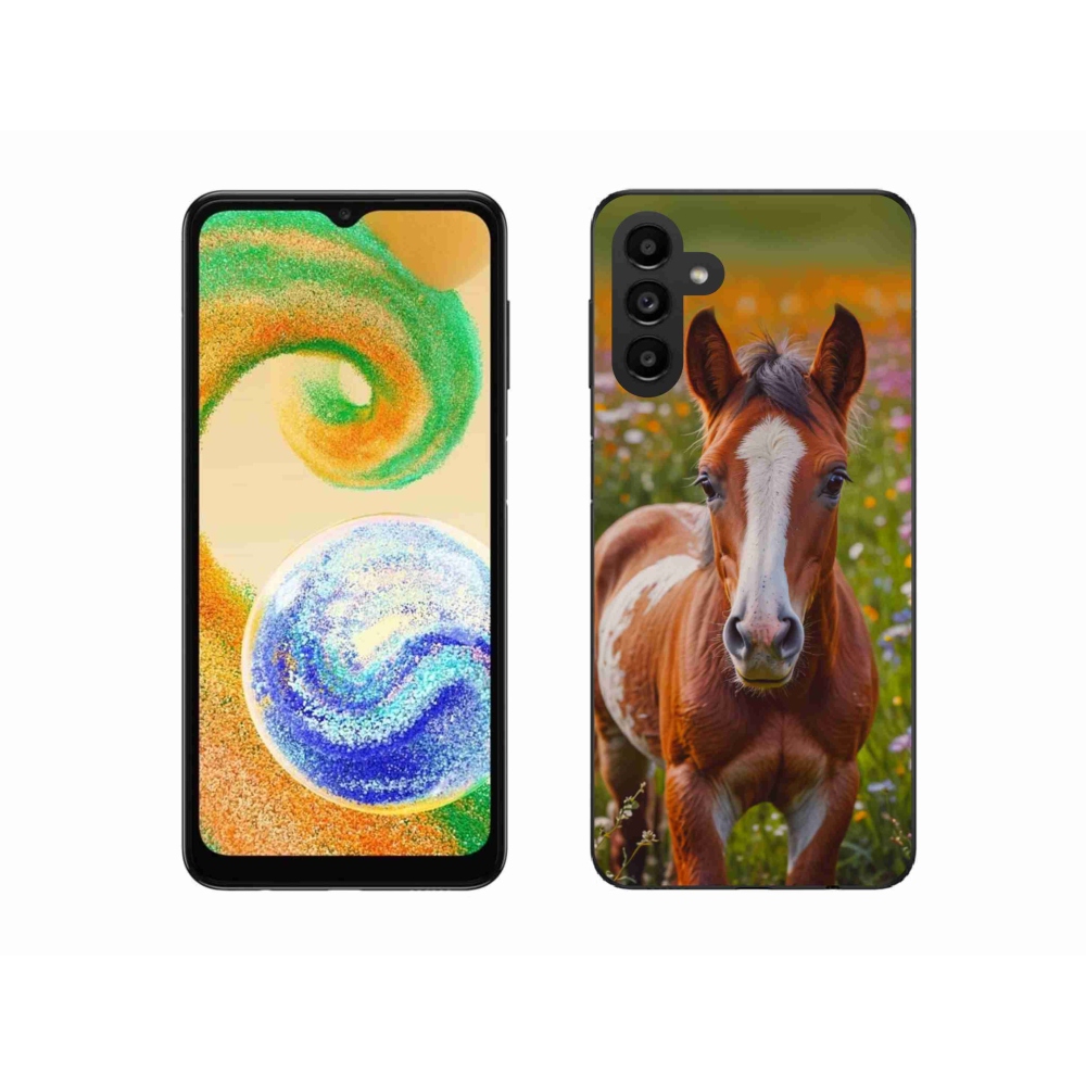 Gélový kryt mmCase na Samsung Galaxy A04s (164,7 x76, 7x9, 1 mm) - roztomilé žriebä