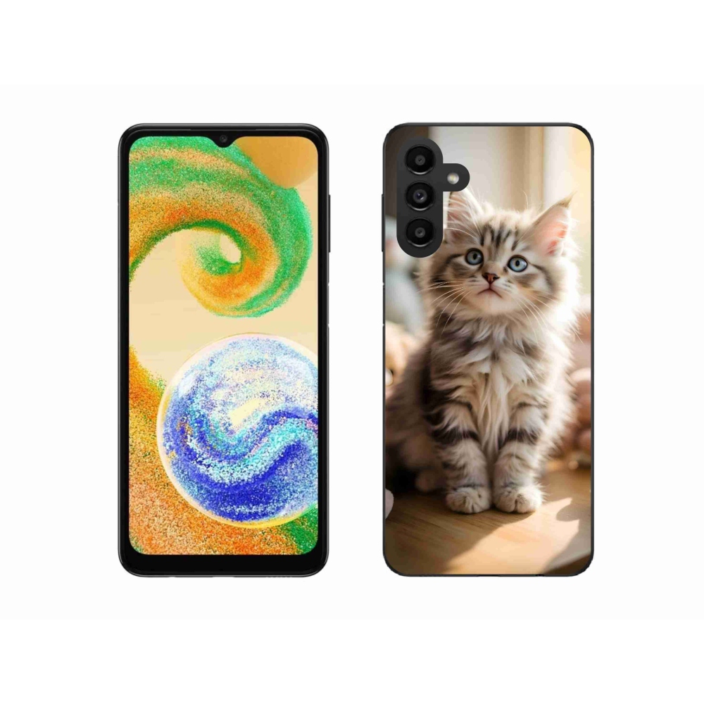 Gélový kryt mmCase na Samsung Galaxy A04s (164,7 x76, 7x9, 1 mm) - roztomilé mačiatko 10