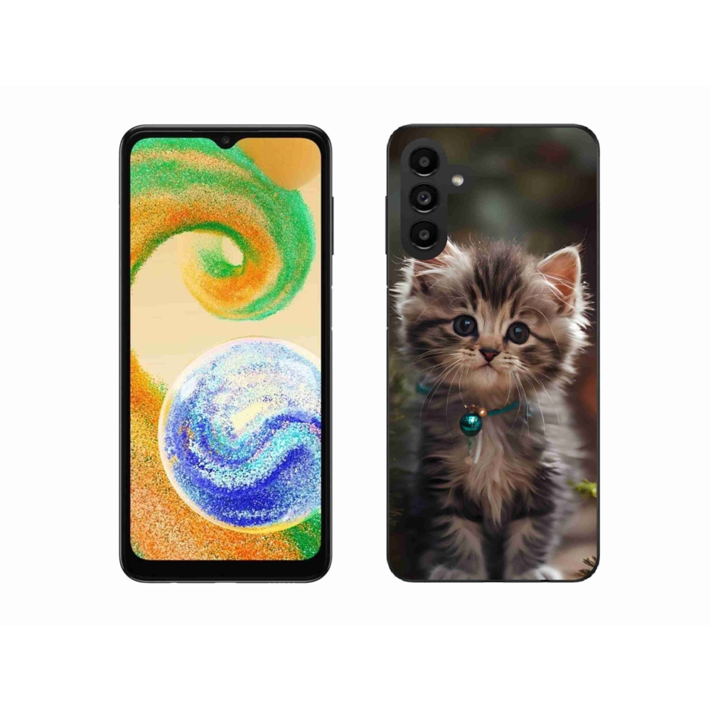 Gélový kryt mmCase na Samsung Galaxy A04s (164,7 x76, 7x9, 1 mm) - roztomilé mačiatko 11
