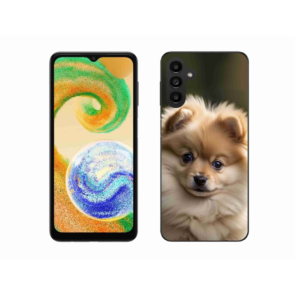 Gélový kryt mmCase na Samsung Galaxy A04s (164,7 x76, 7x9, 1 mm) - roztomilý pomeranian 2