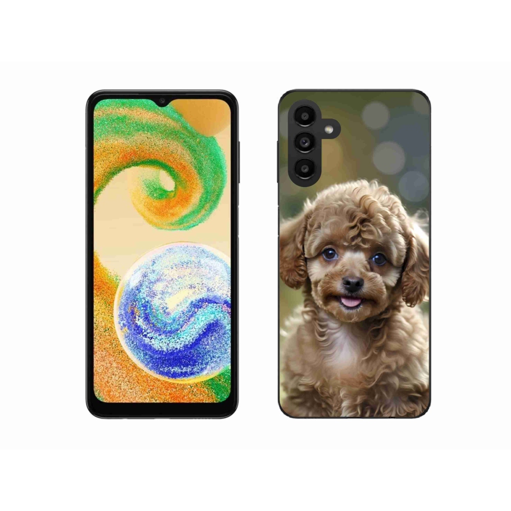 Gélový kryt mmCase na Samsung Galaxy A04s (164,7 x76, 7x9, 1 mm) - roztomilý pudel