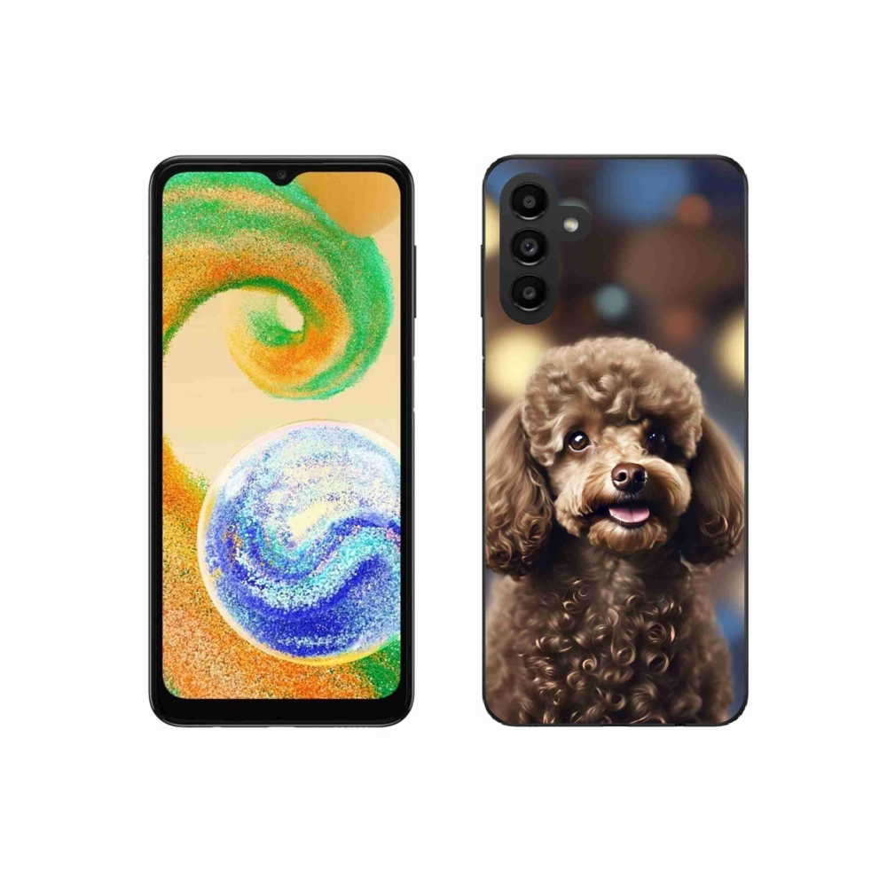 Gélový kryt mmCase na Samsung Galaxy A04s (164,7 x76, 7x9, 1 mm) - roztomilý pudel