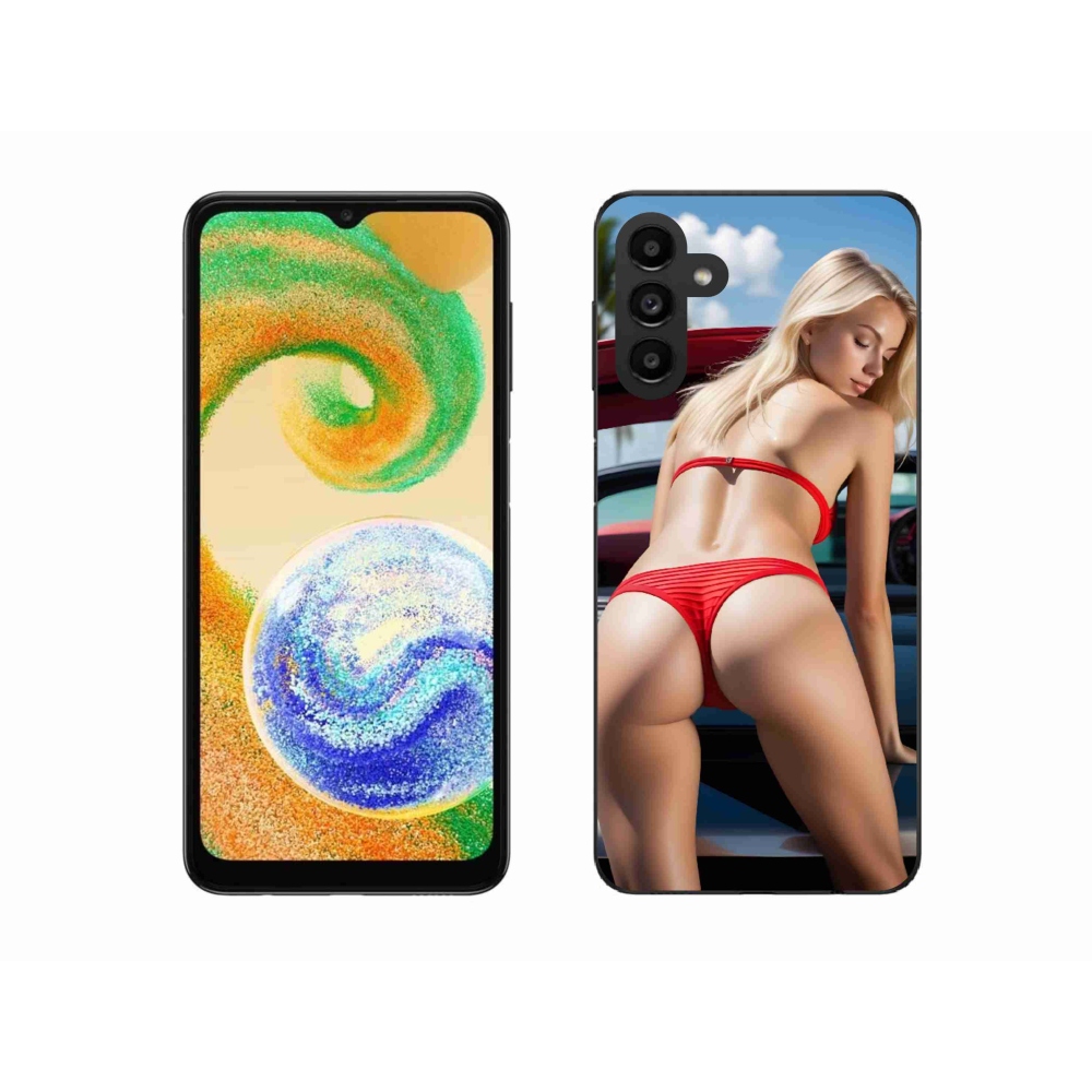 Gélový kryt mmCase Samsung Galaxy A04s (164,7x76,7x9,1 mm) - sexy žena 2