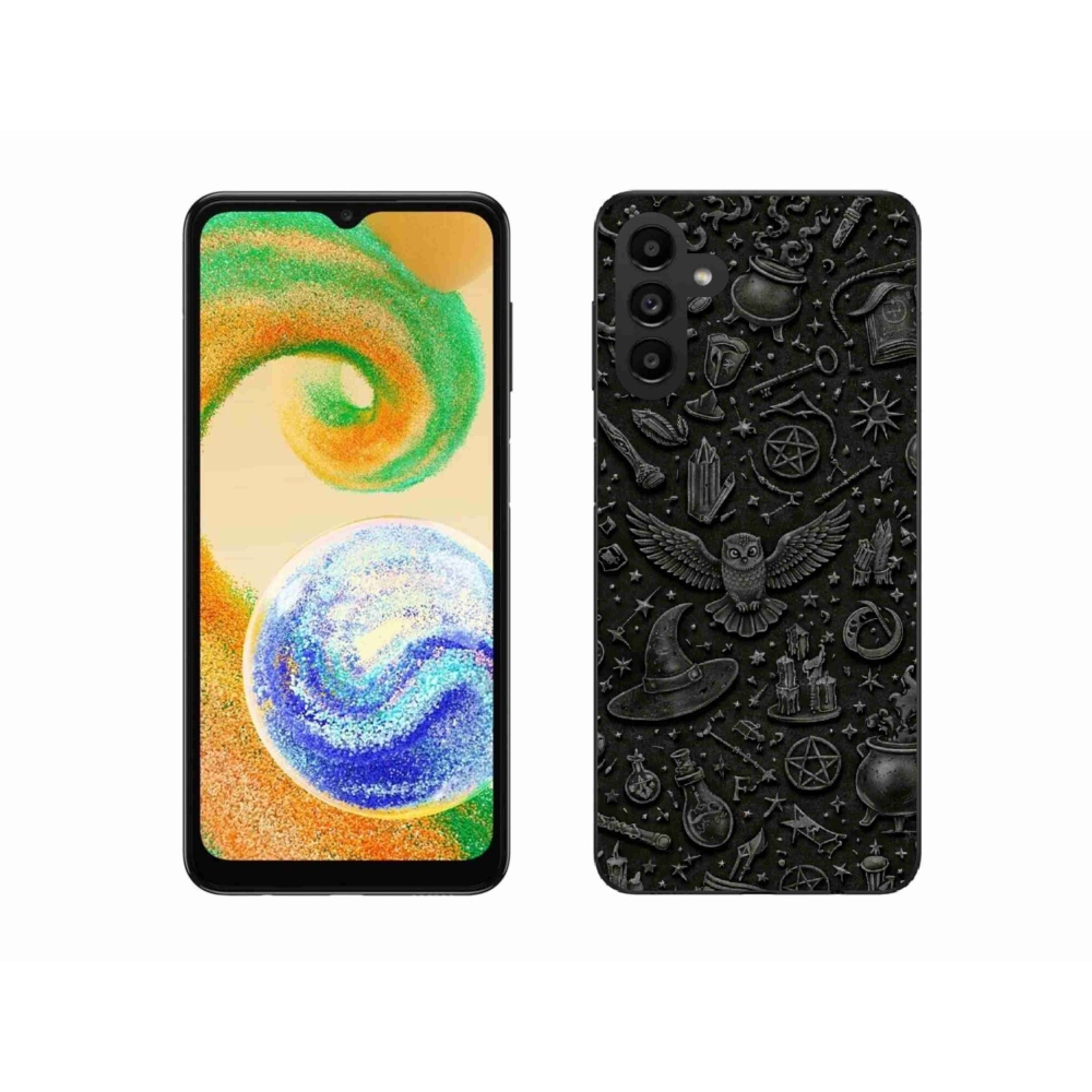 Gélový kryt mmCase na Samsung Galaxy A04s (164,7 x76, 7x9, 1 mm) - tmavý magický svet