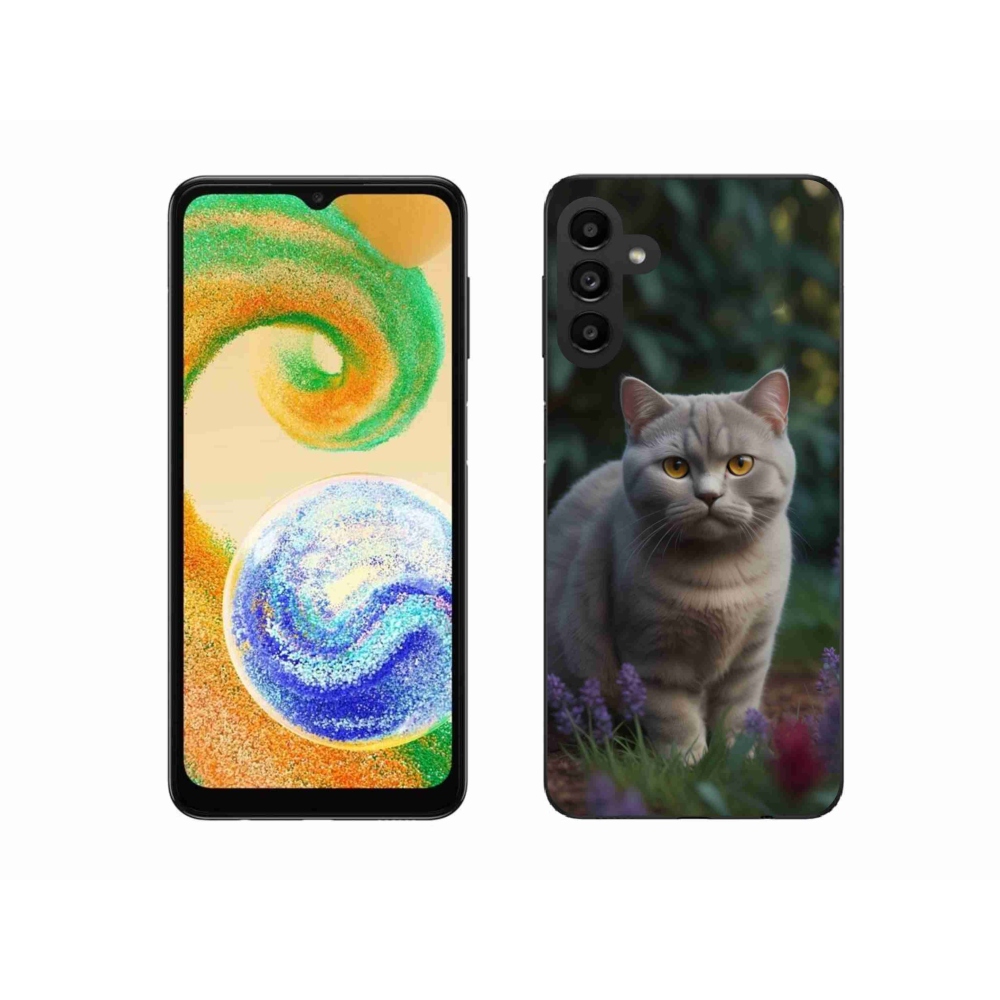 Gélový kryt mmCase na Samsung Galaxy A04s - britská mačka