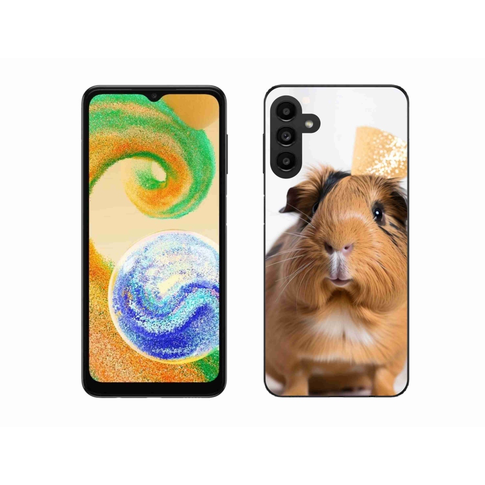 Gélový kryt mmCase na Samsung Galaxy A04s - hnedé morča