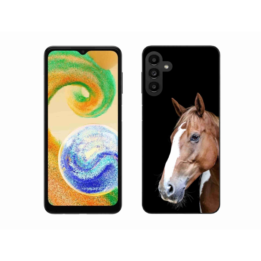 Gélový kryt mmCase na Samsung Galaxy A04s - hnedý kôň 3