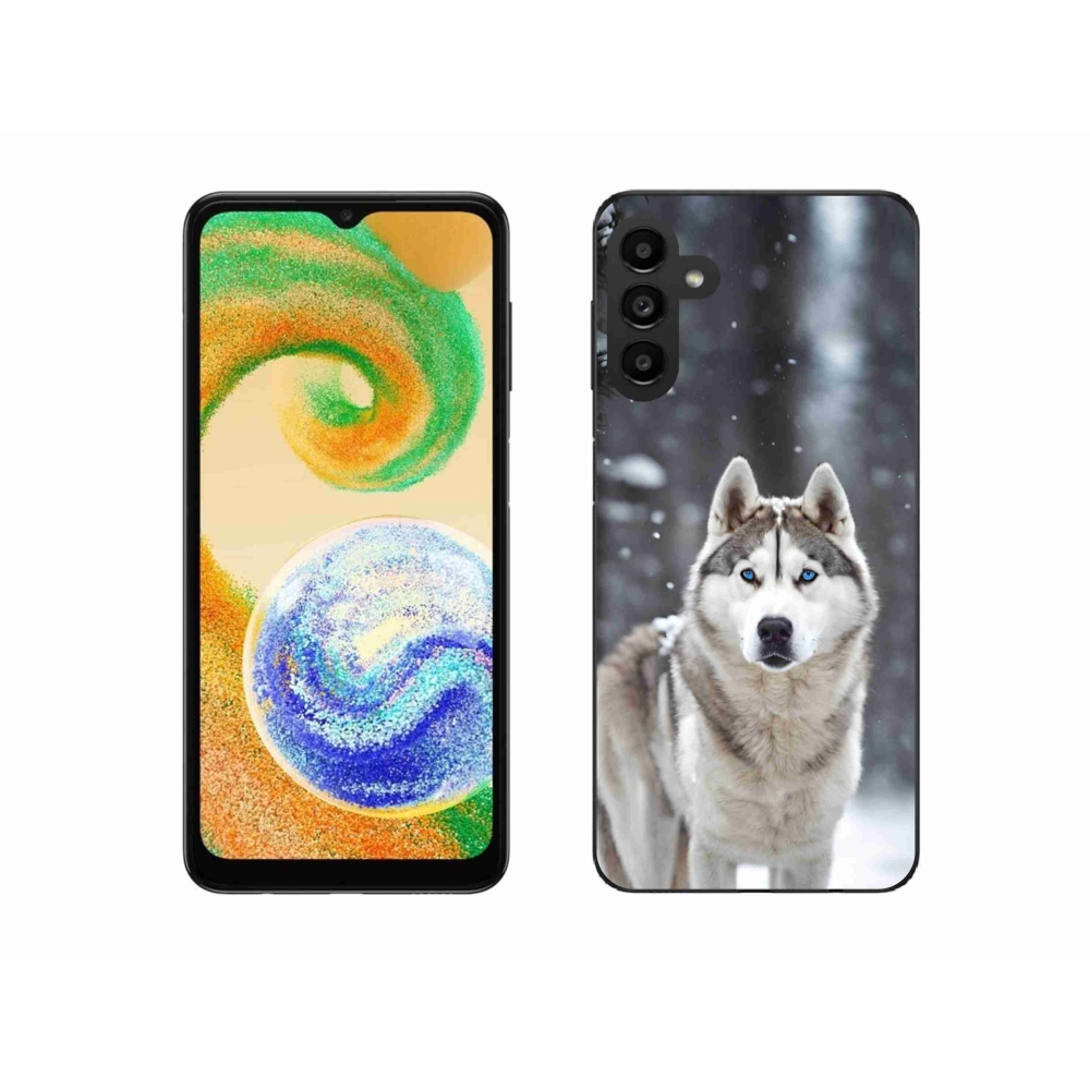 Gélový kryt mmCase na Samsung Galaxy A04s - husky 2